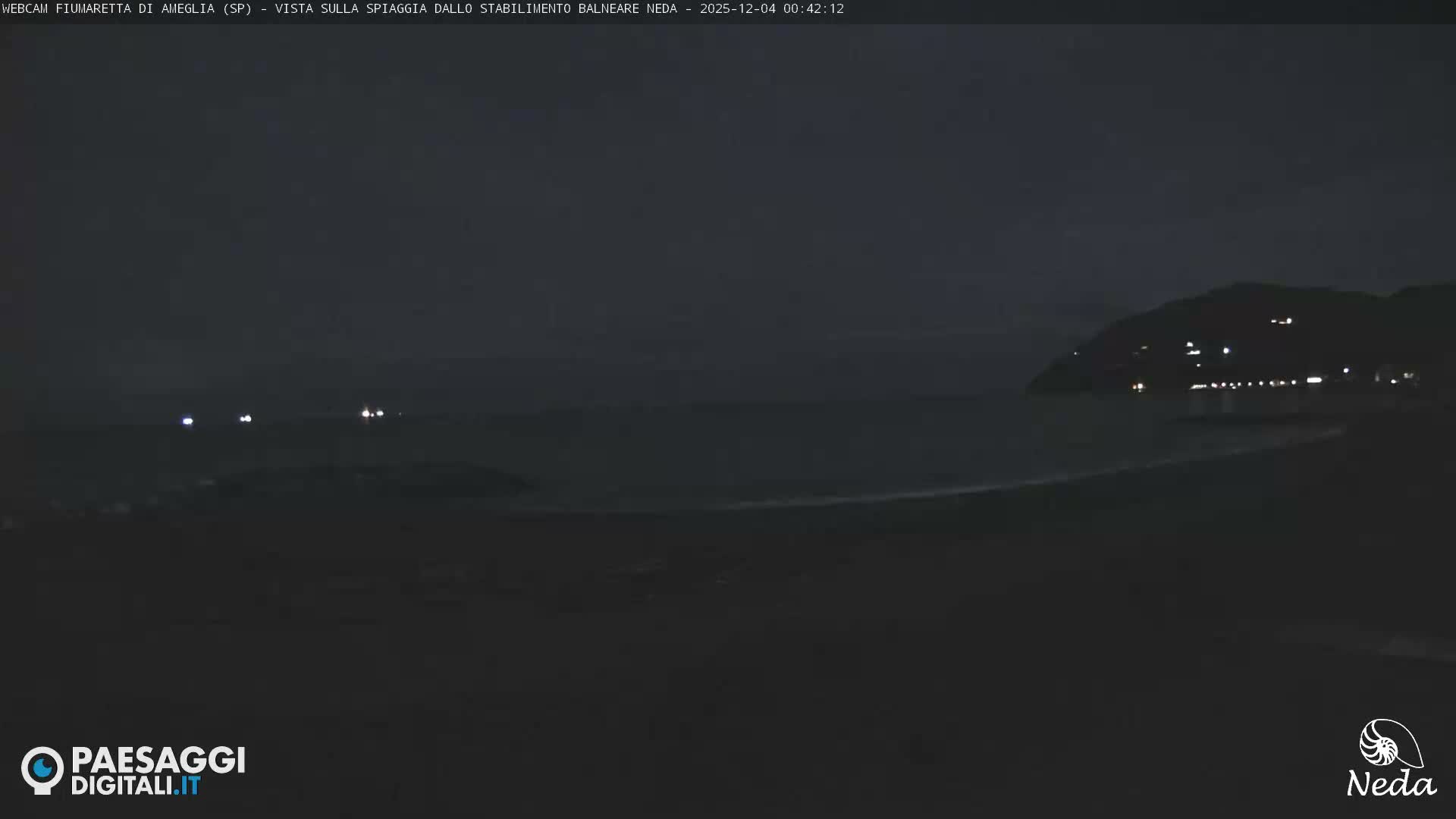 Fiumaretta di Ameglia Beach Live Cam - La Spezia, Liguria, Italy