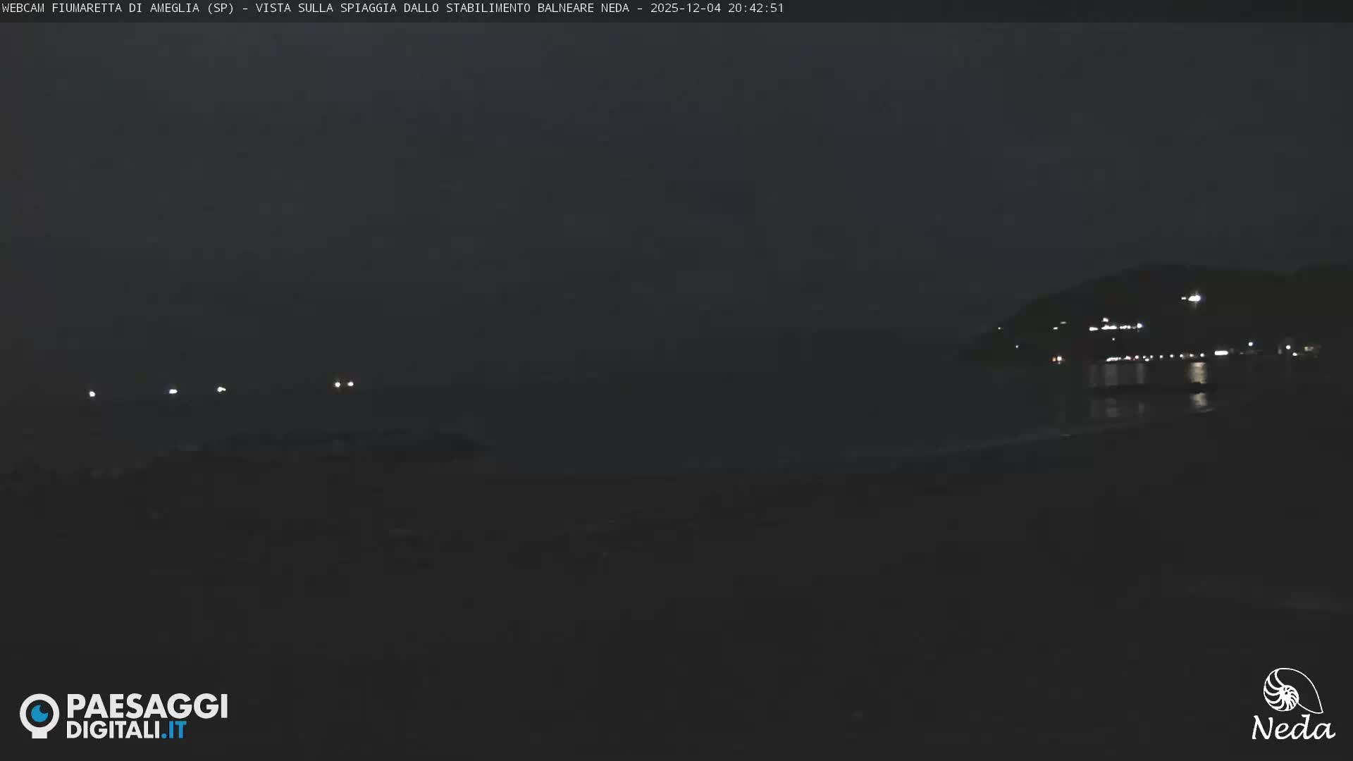 Fiumaretta di Ameglia Beach Live Cam - La Spezia, Liguria, Italy