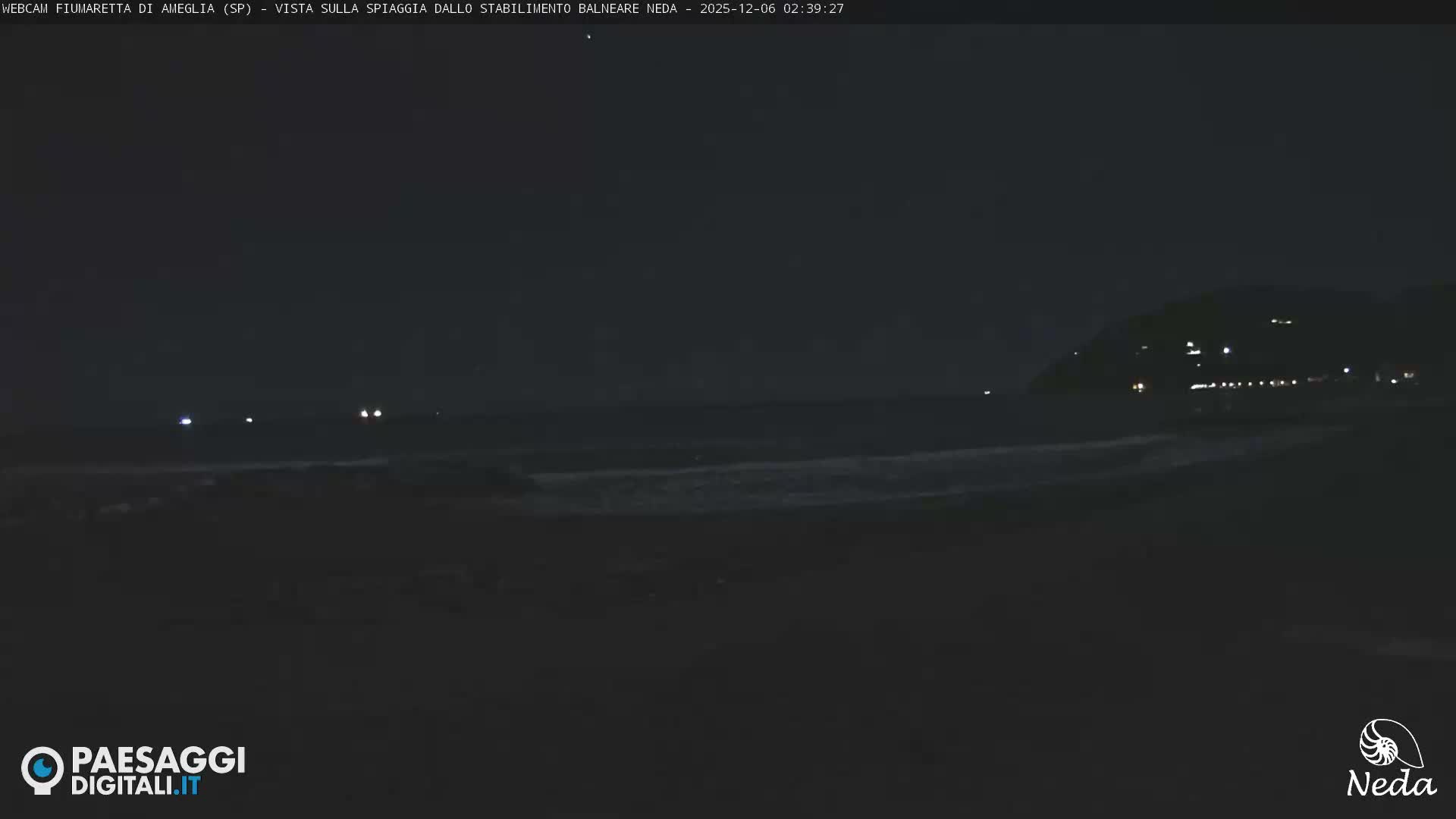 Fiumaretta di Ameglia Beach Live Cam - La Spezia, Liguria, Italy