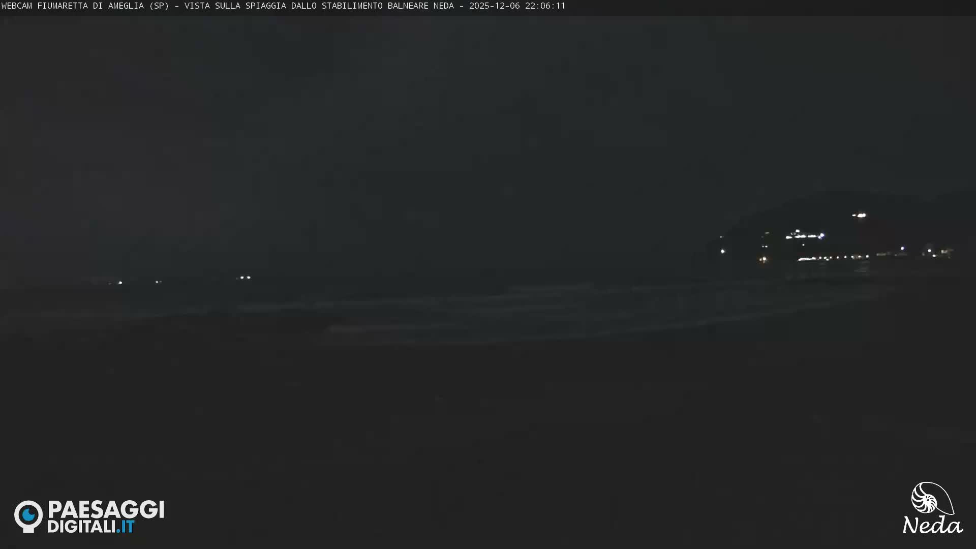 Fiumaretta di Ameglia Beach Live Cam - La Spezia, Liguria, Italy