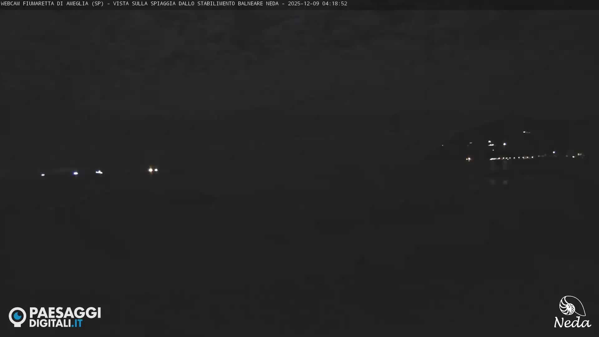 Fiumaretta di Ameglia Beach Live Cam - La Spezia, Liguria, Italy