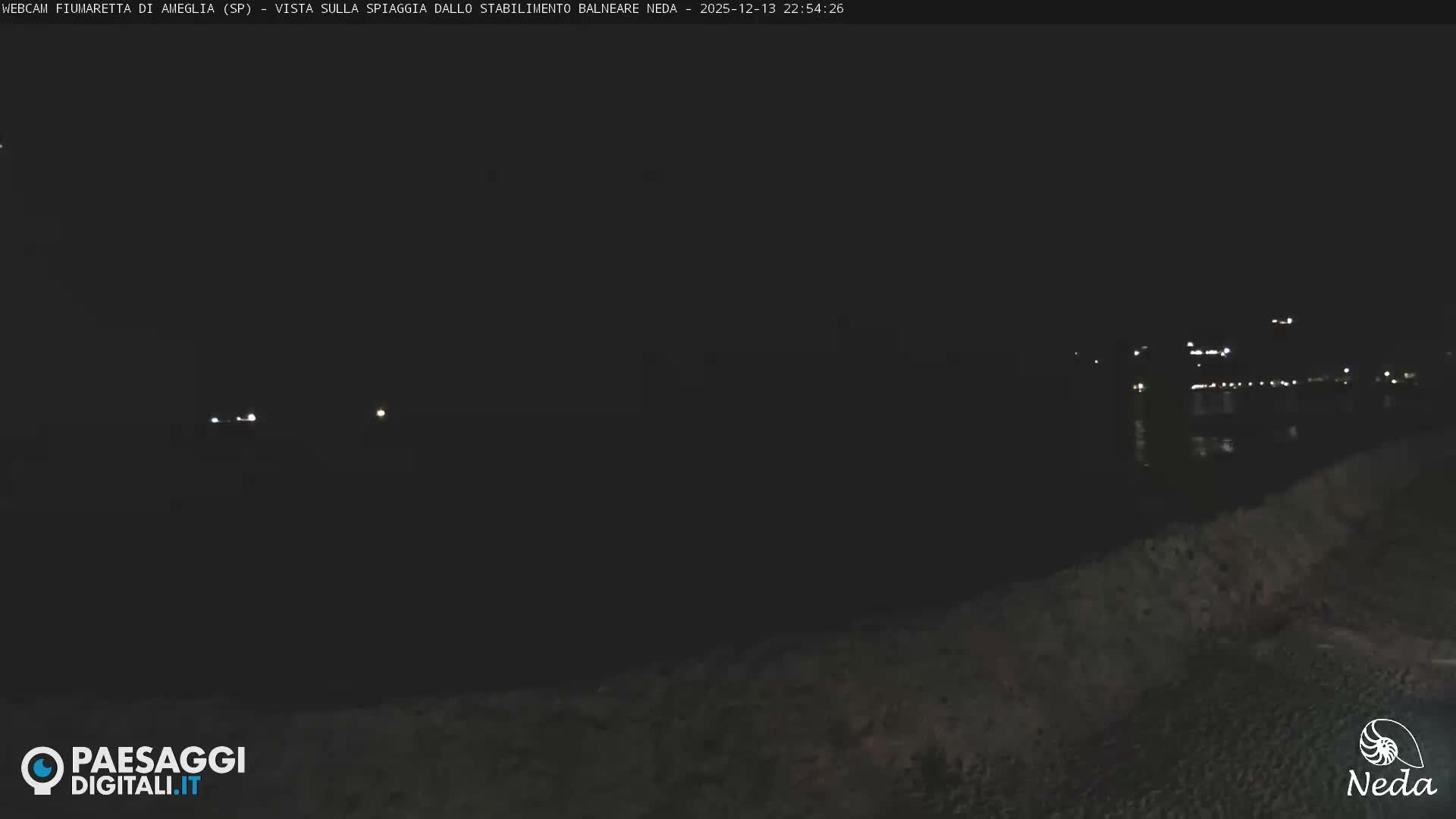 Fiumaretta di Ameglia Beach Live Cam - La Spezia, Liguria, Italy
