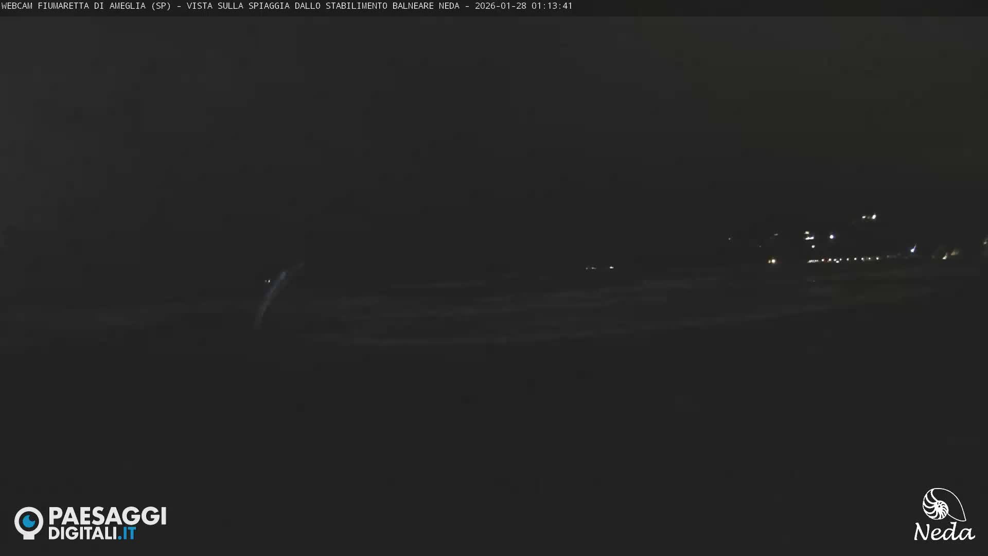 Fiumaretta di Ameglia Beach Live Cam - La Spezia, Liguria, Italy