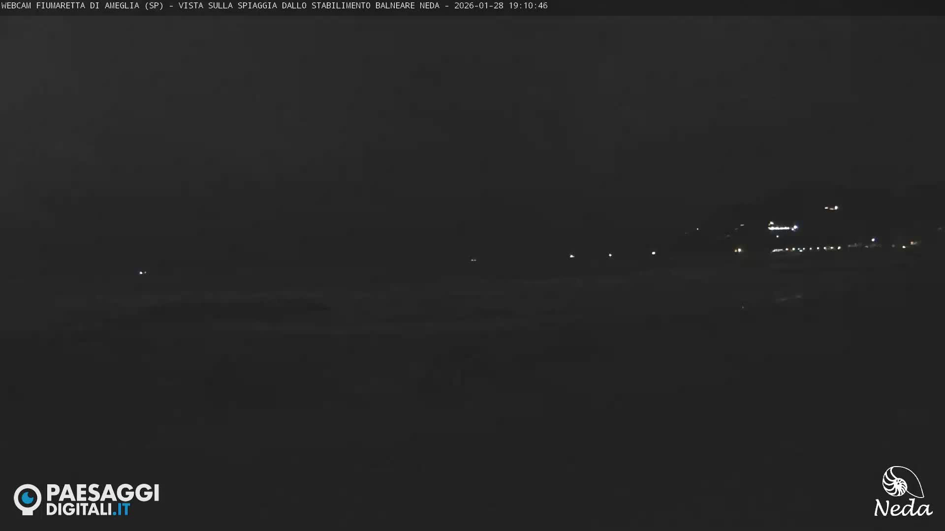 Fiumaretta di Ameglia Beach Live Cam - La Spezia, Liguria, Italy