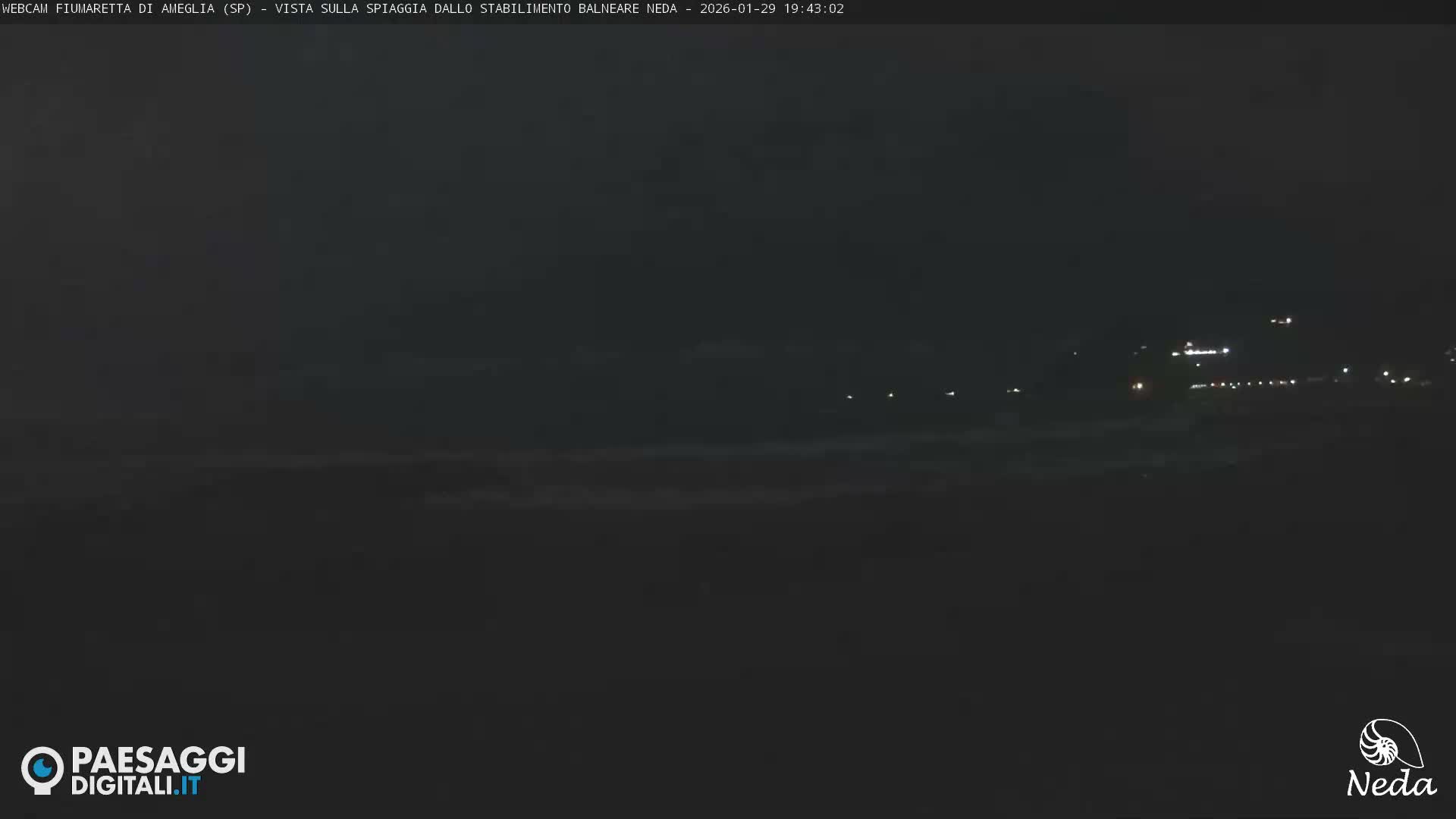 Fiumaretta di Ameglia Beach Live Cam - La Spezia, Liguria, Italy