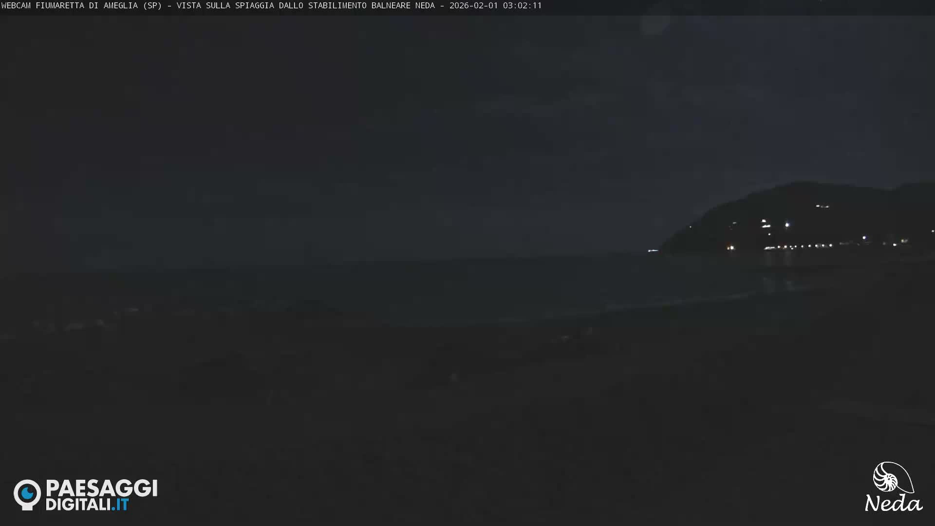 Fiumaretta di Ameglia Beach Live Cam - La Spezia, Liguria, Italy