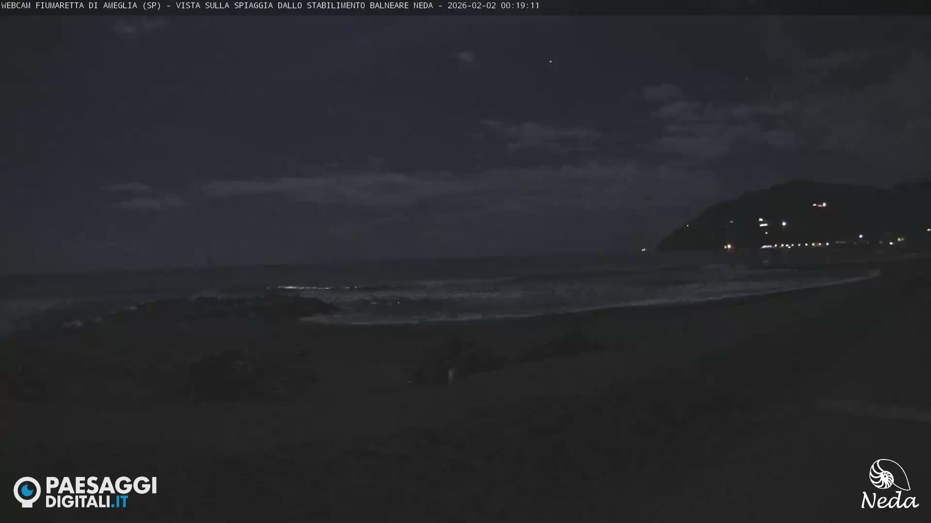 Fiumaretta di Ameglia Beach Live Cam - La Spezia, Liguria, Italy