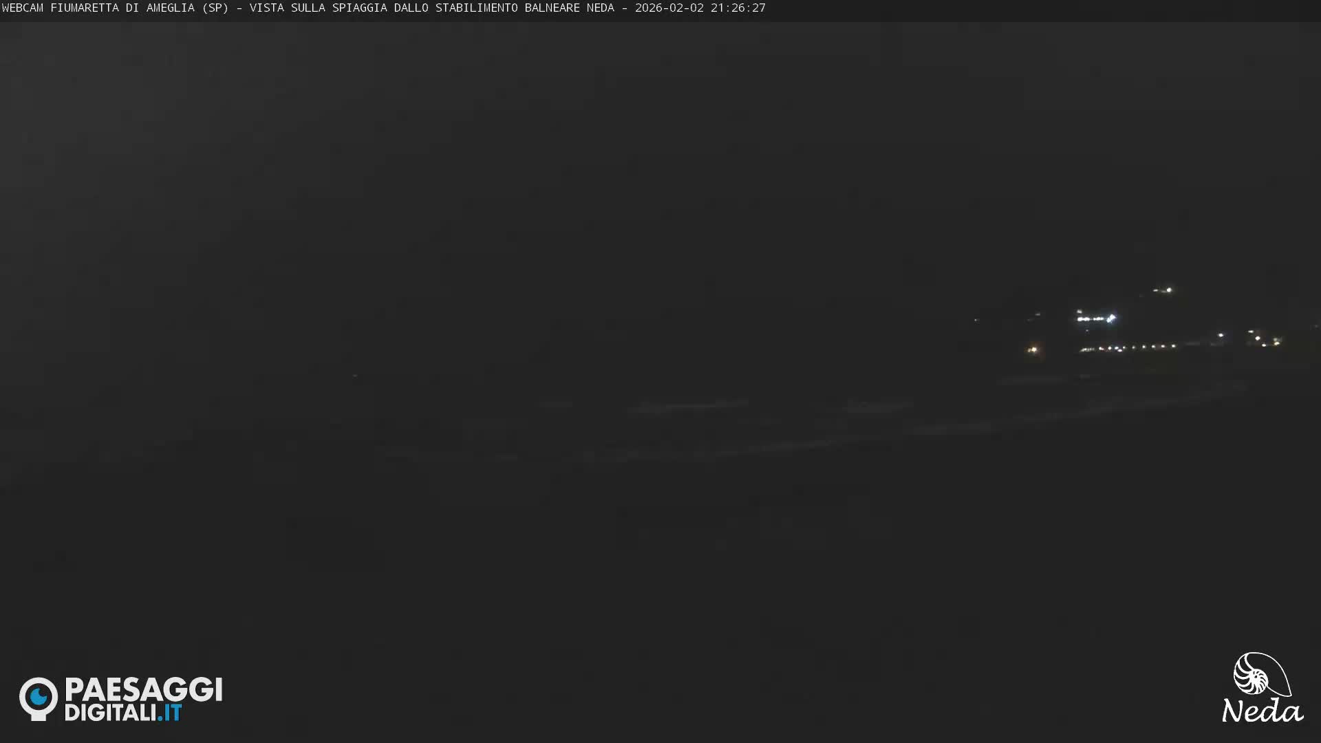 Fiumaretta di Ameglia Beach Live Cam - La Spezia, Liguria, Italy