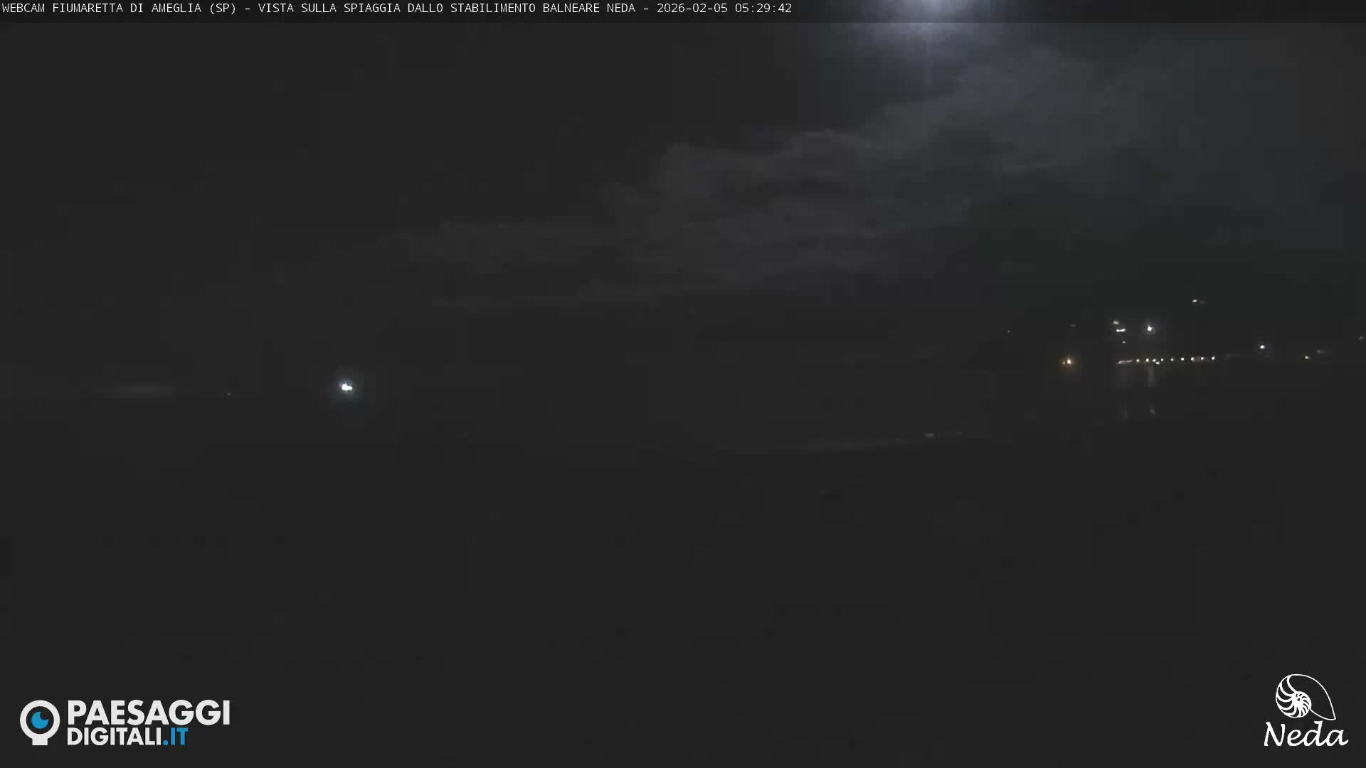 Fiumaretta di Ameglia Beach Live Cam - La Spezia, Liguria, Italy