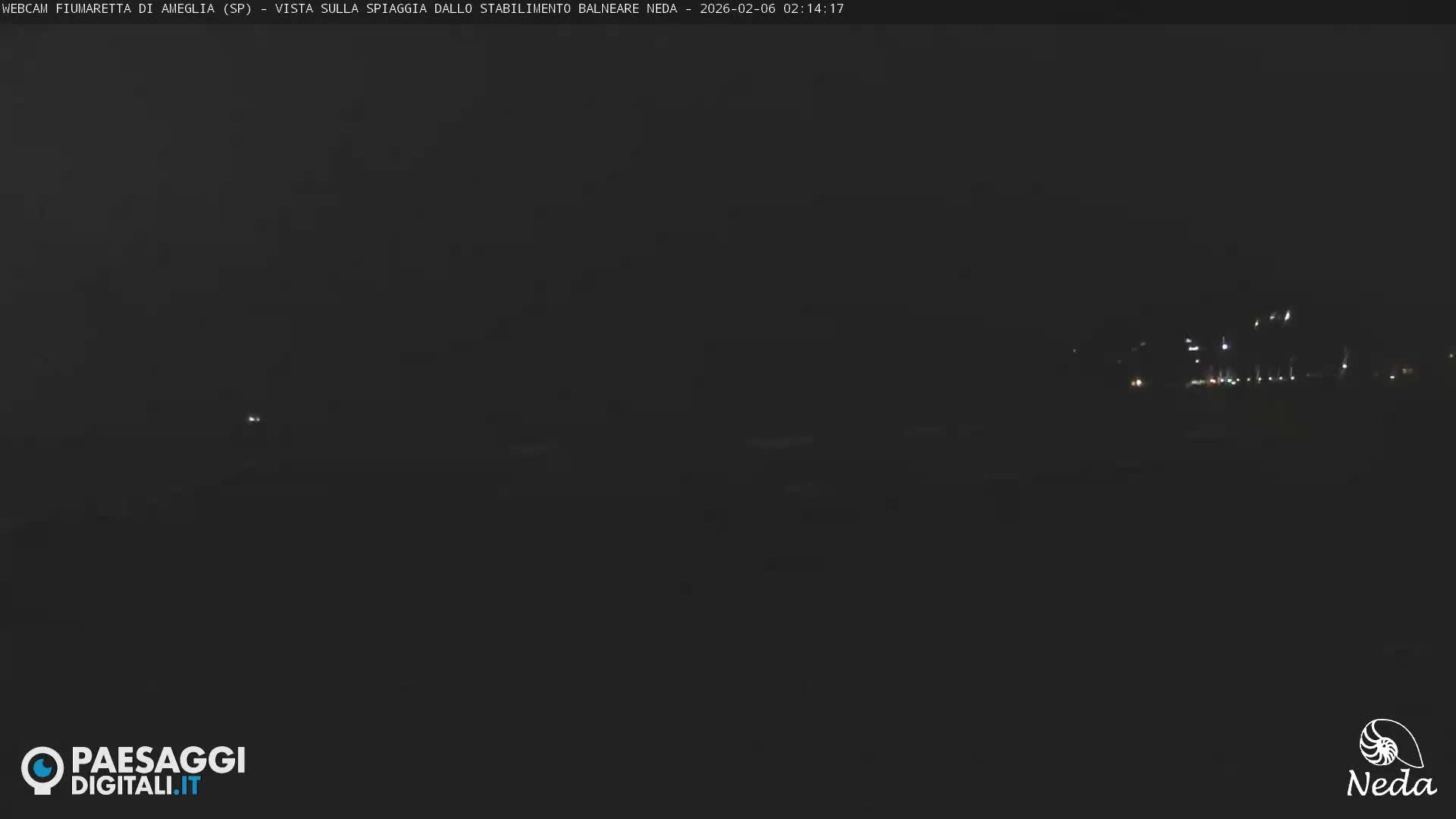 Fiumaretta di Ameglia Beach Live Cam - La Spezia, Liguria, Italy