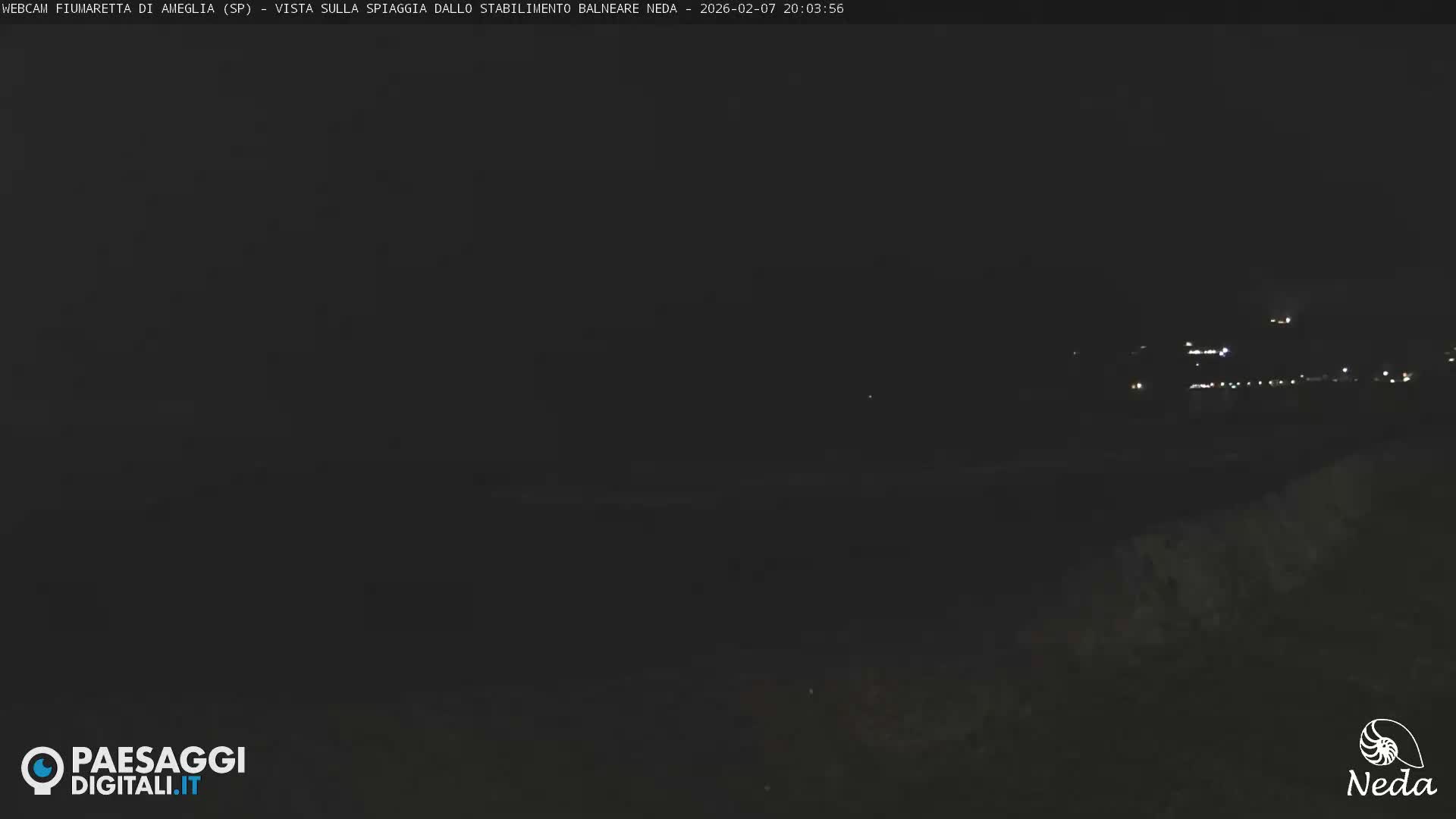 Fiumaretta di Ameglia Beach Live Cam - La Spezia, Liguria, Italy