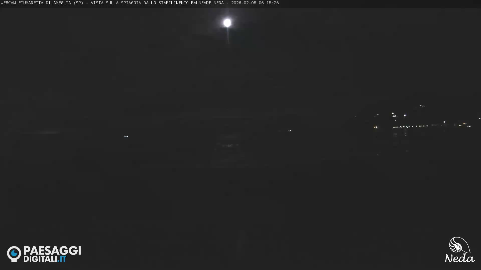 Fiumaretta di Ameglia Beach Live Cam - La Spezia, Liguria, Italy