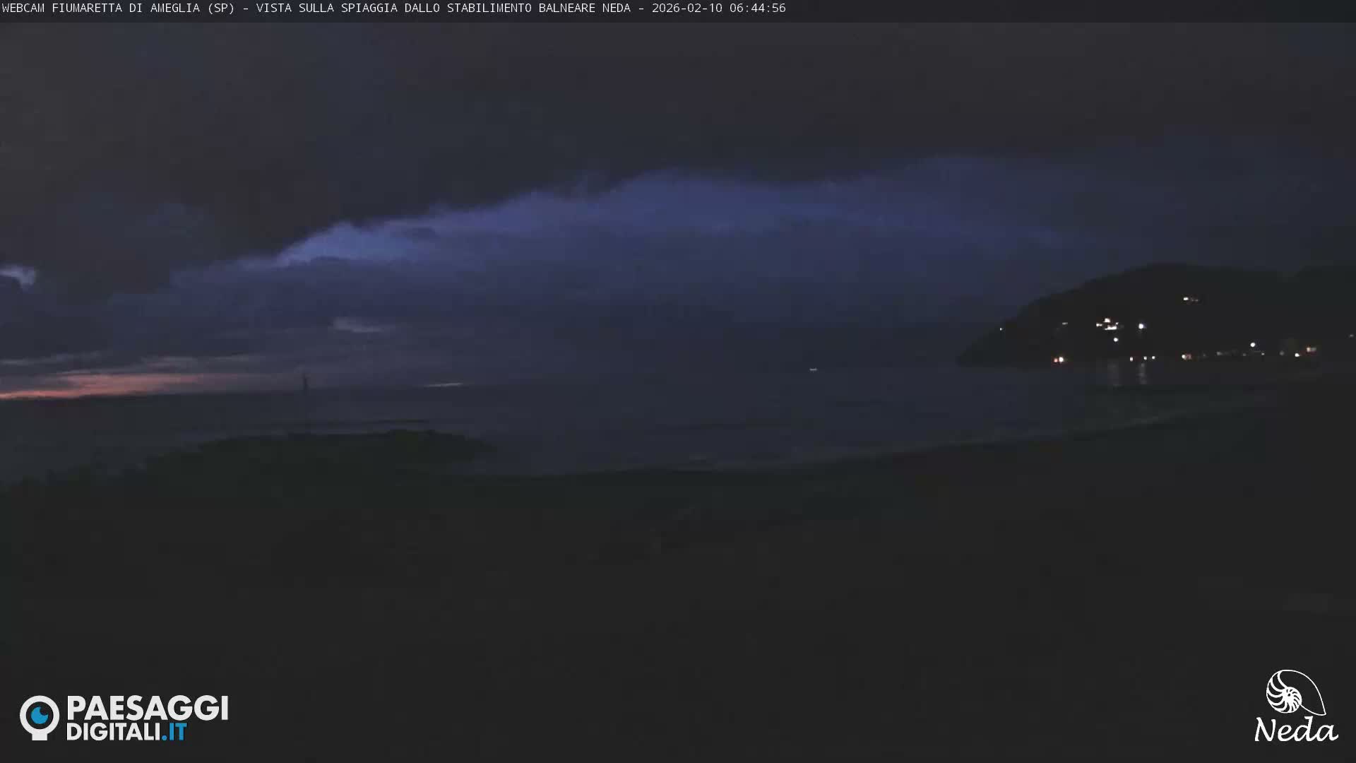 Fiumaretta di Ameglia Beach Live Cam - La Spezia, Liguria, Italy