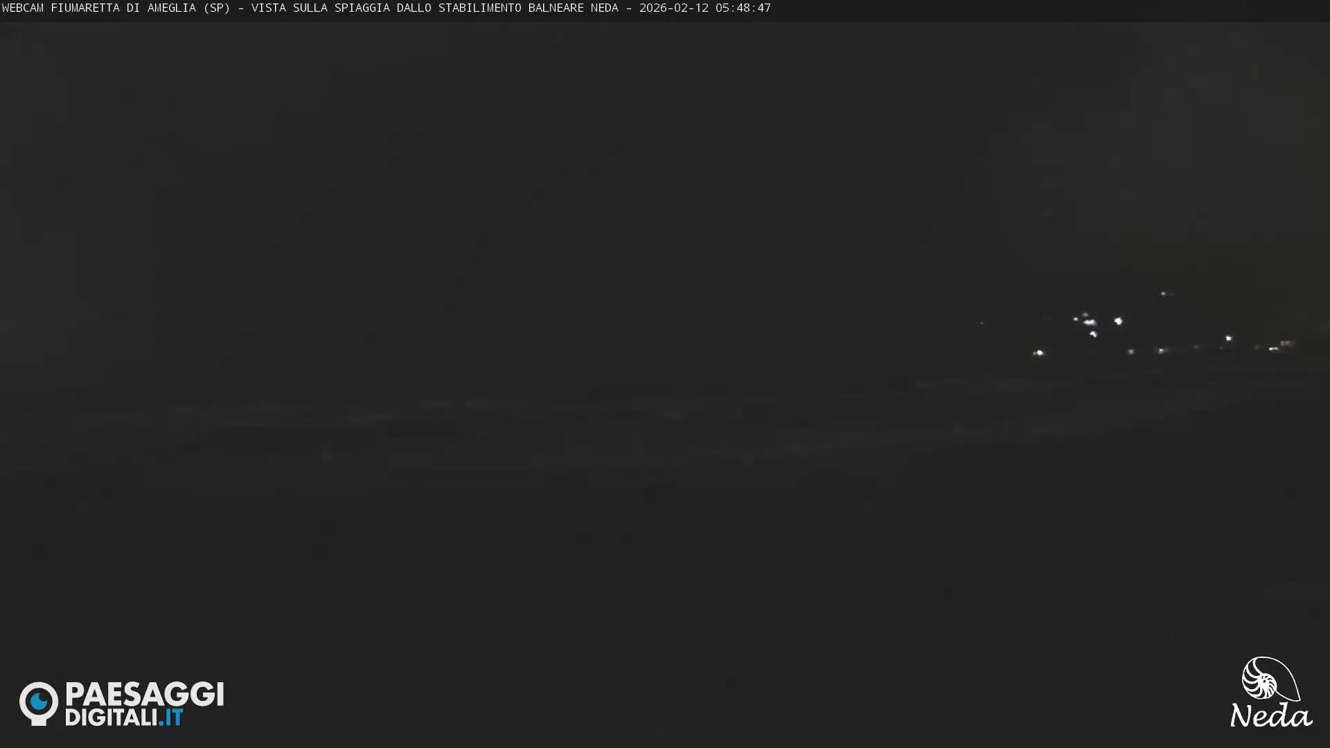 Fiumaretta di Ameglia Beach Live Cam - La Spezia, Liguria, Italy