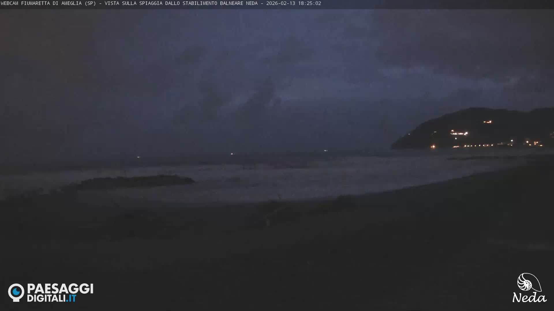 Fiumaretta di Ameglia Beach Live Cam - La Spezia, Liguria, Italy