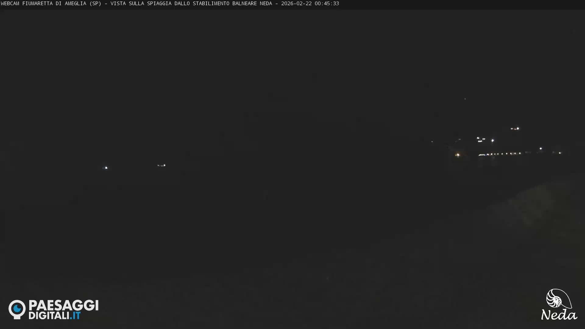 Fiumaretta di Ameglia Beach Live Cam - La Spezia, Liguria, Italy