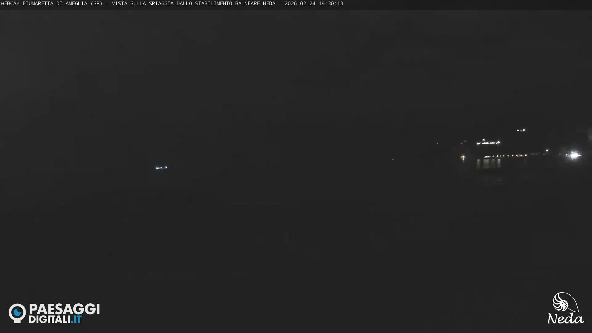 Fiumaretta di Ameglia Beach Live Cam - La Spezia, Liguria, Italy