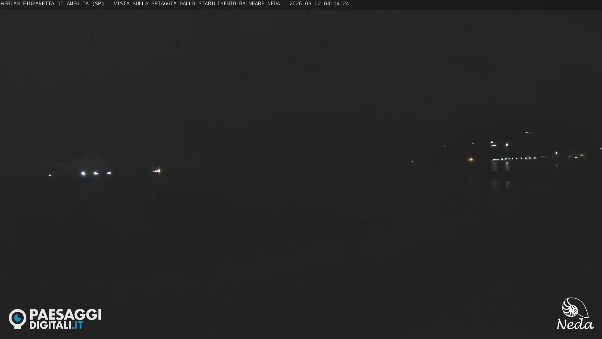 Fiumaretta di Ameglia Beach Live Cam - La Spezia, Liguria, Italy