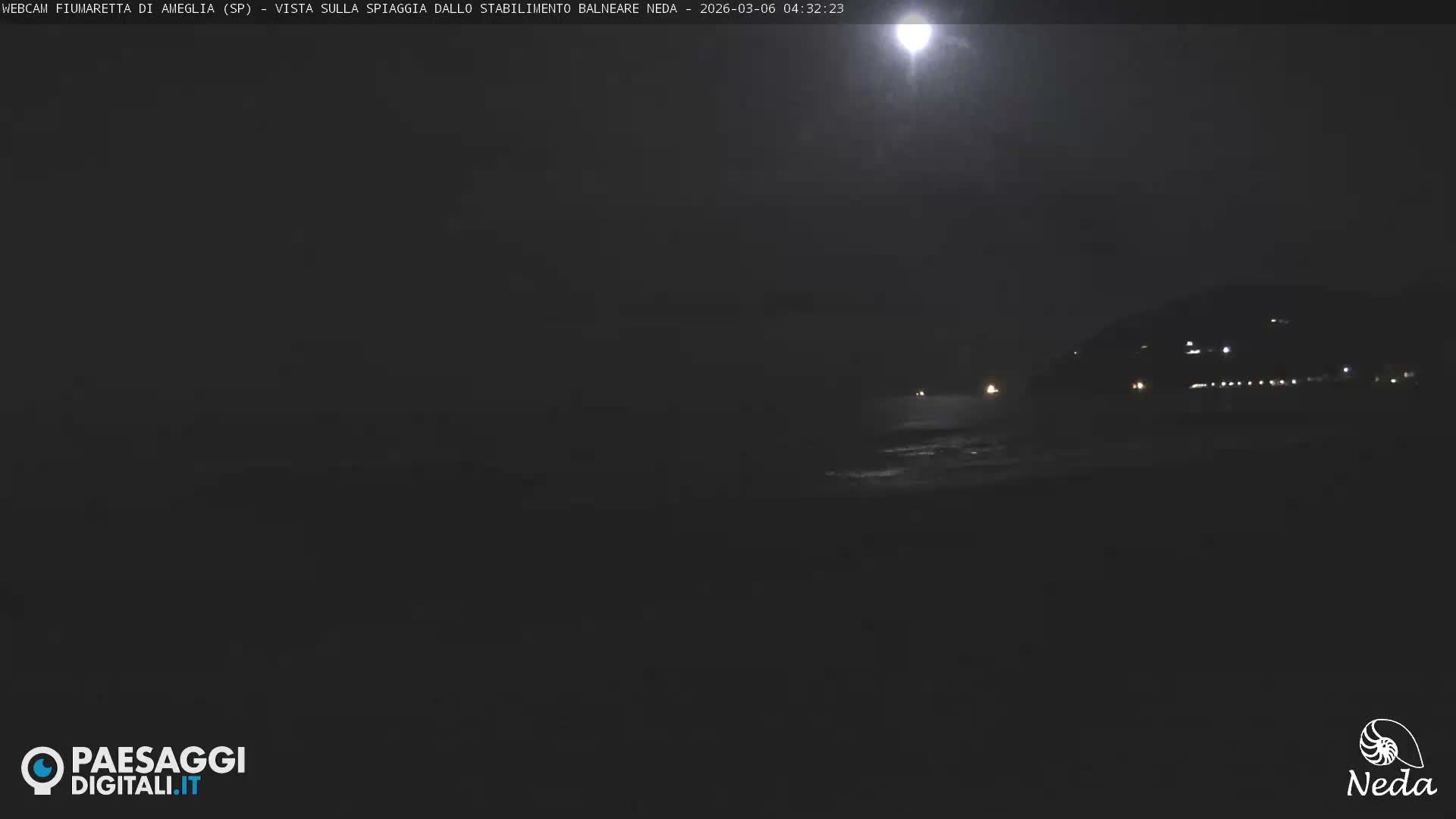 Fiumaretta di Ameglia Beach Live Cam - La Spezia, Liguria, Italy