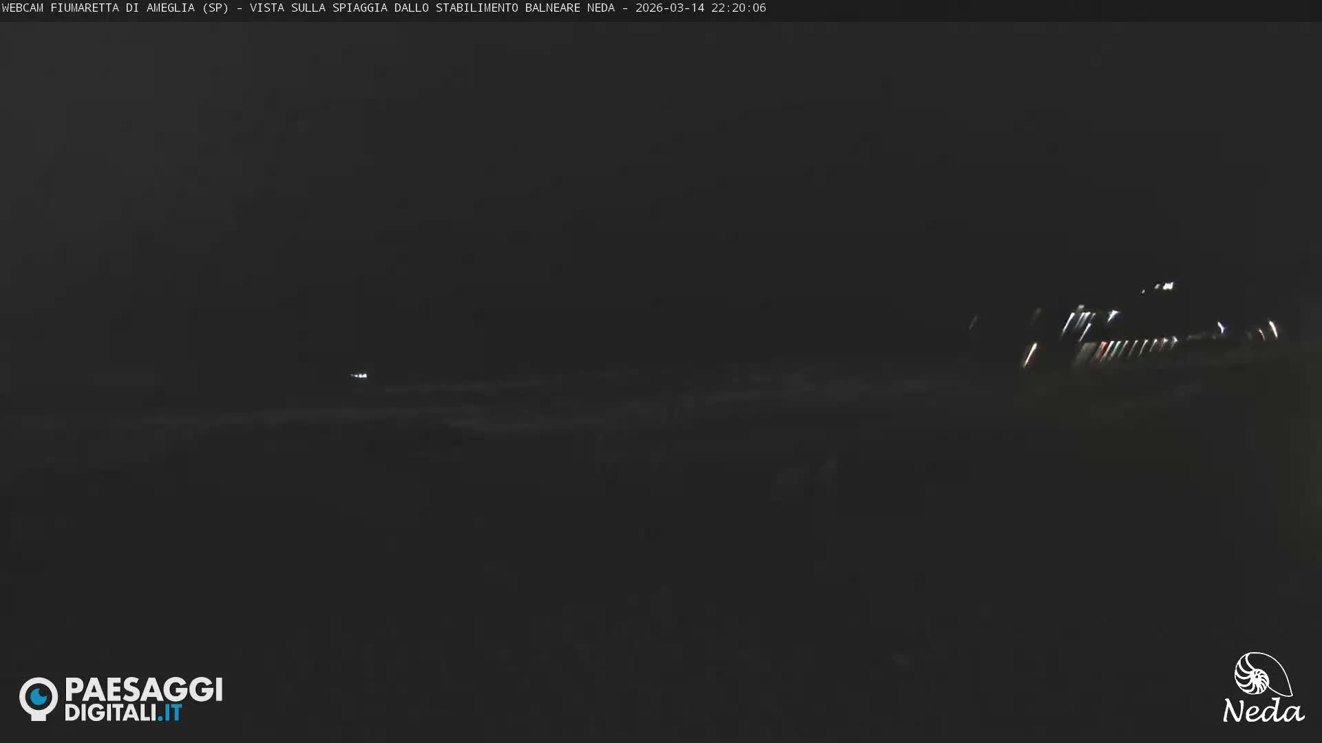 Fiumaretta di Ameglia Beach Live Cam - La Spezia, Liguria, Italy