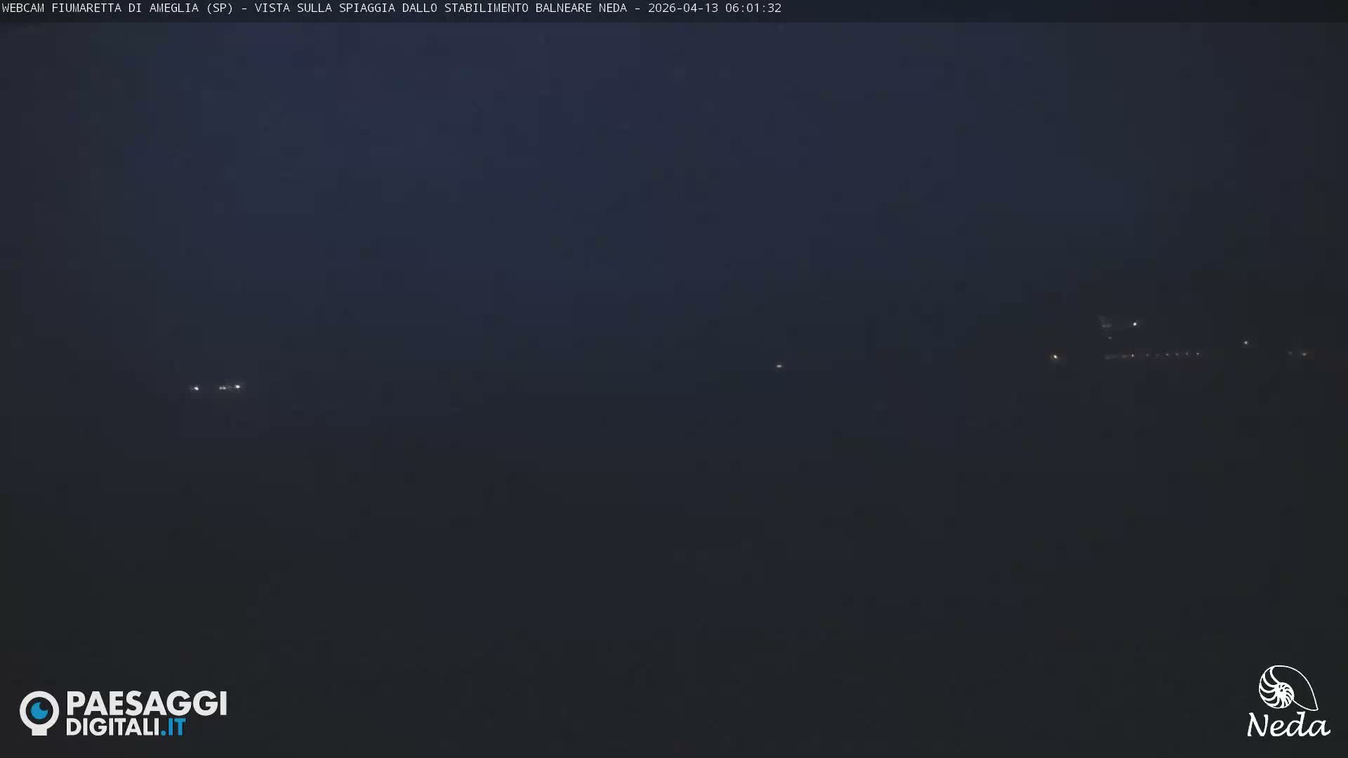 Fiumaretta di Ameglia Beach Live Cam - La Spezia, Liguria, Italy