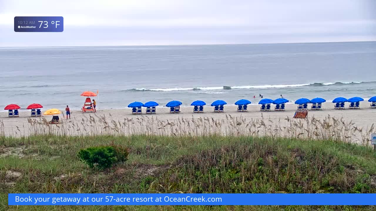 North Myrtle Beach Plage & Creek Live Cam - North Myrtle Beach, Horry, South Carolina, USA
