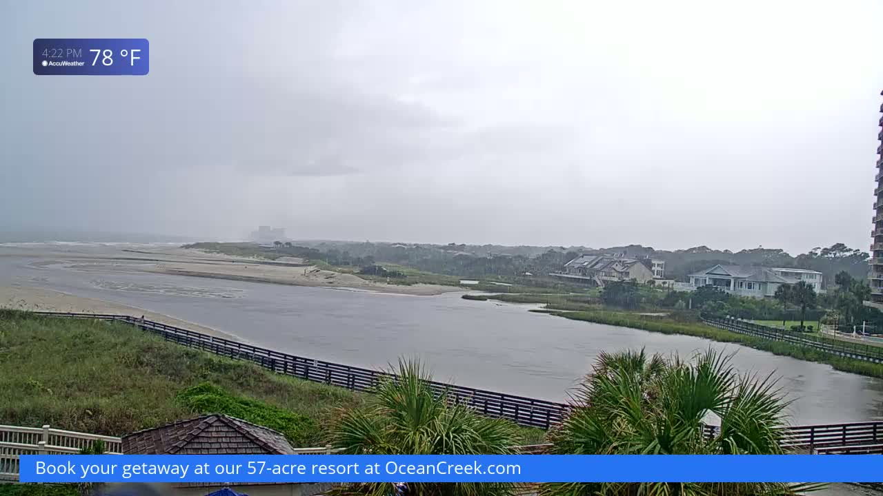 North Myrtle Beach Plage & Creek Live Cam - North Myrtle Beach, Horry, South Carolina, USA