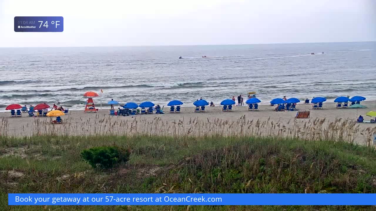 North Myrtle Beach Plage & Creek Live Cam - North Myrtle Beach, Horry, South Carolina, USA