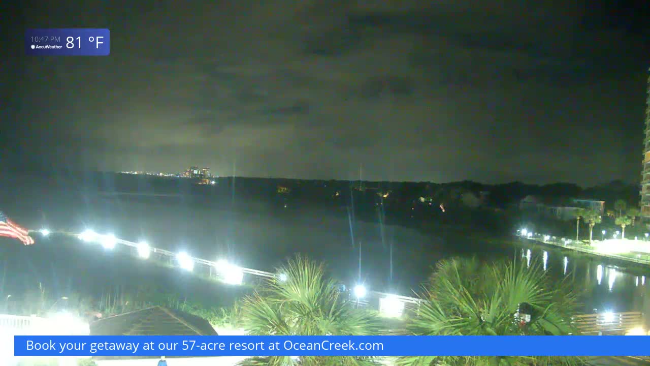 North Myrtle Beach Plage & Creek Live Cam - North Myrtle Beach, Horry, South Carolina, USA