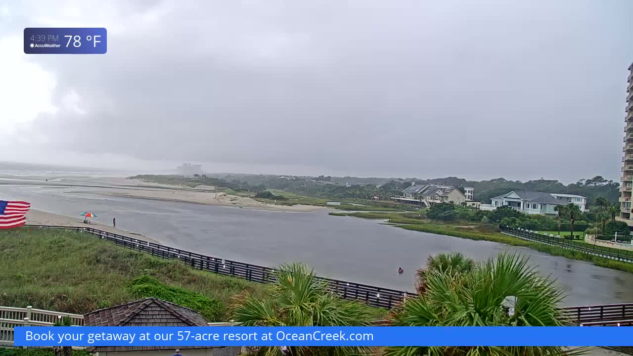 North Myrtle Beach Plage & Creek Live Cam - North Myrtle Beach, Horry, South Carolina, USA