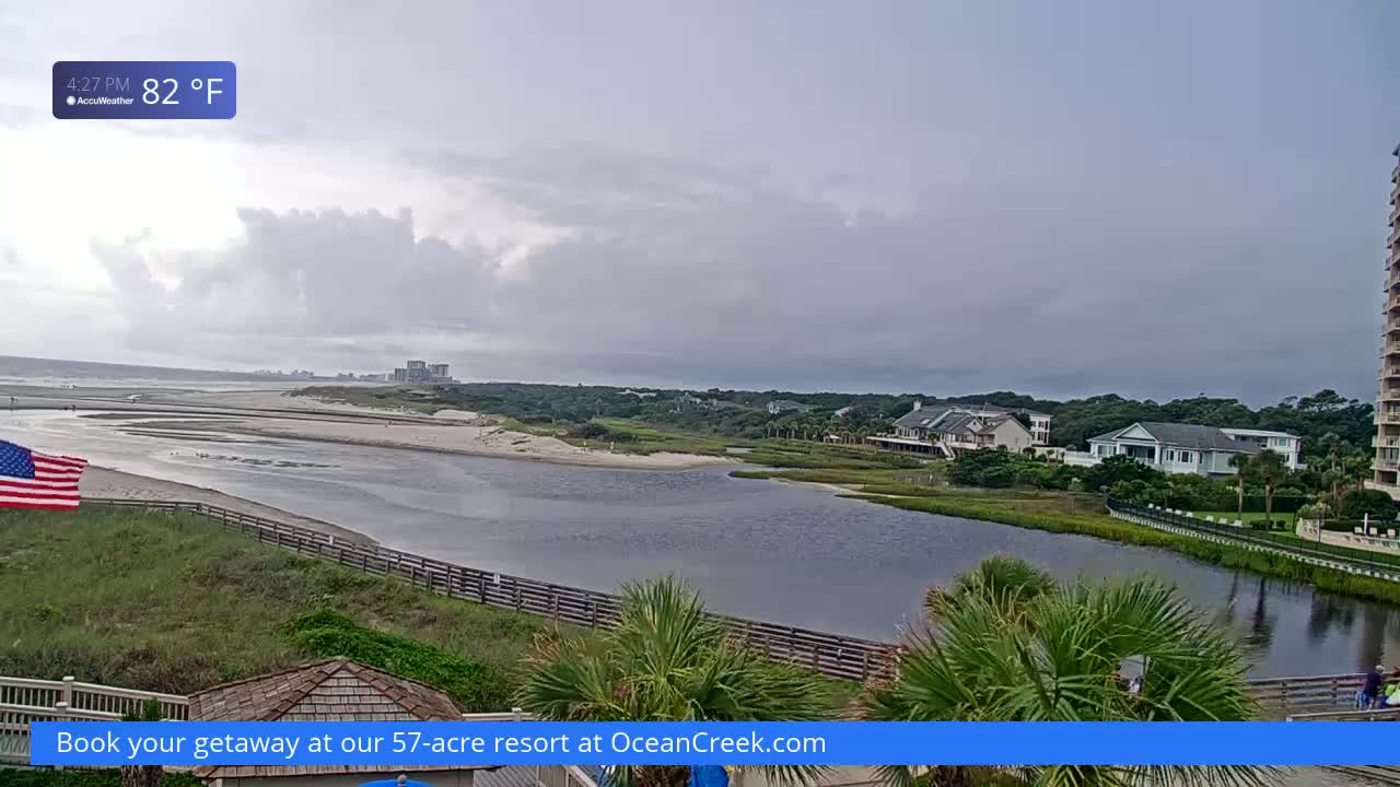 North Myrtle Beach Plage & Creek Live Cam - North Myrtle Beach, Horry, South Carolina, USA