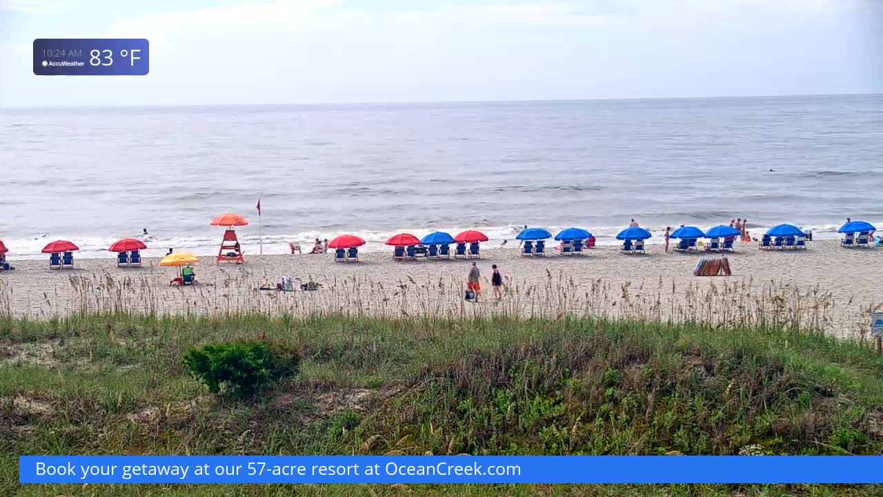 North Myrtle Beach Plage & Creek Live Cam - North Myrtle Beach, Horry, South Carolina, USA