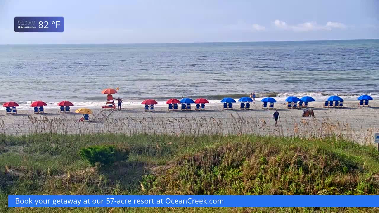 North Myrtle Beach Plage & Creek Live Cam - North Myrtle Beach, Horry, South Carolina, USA