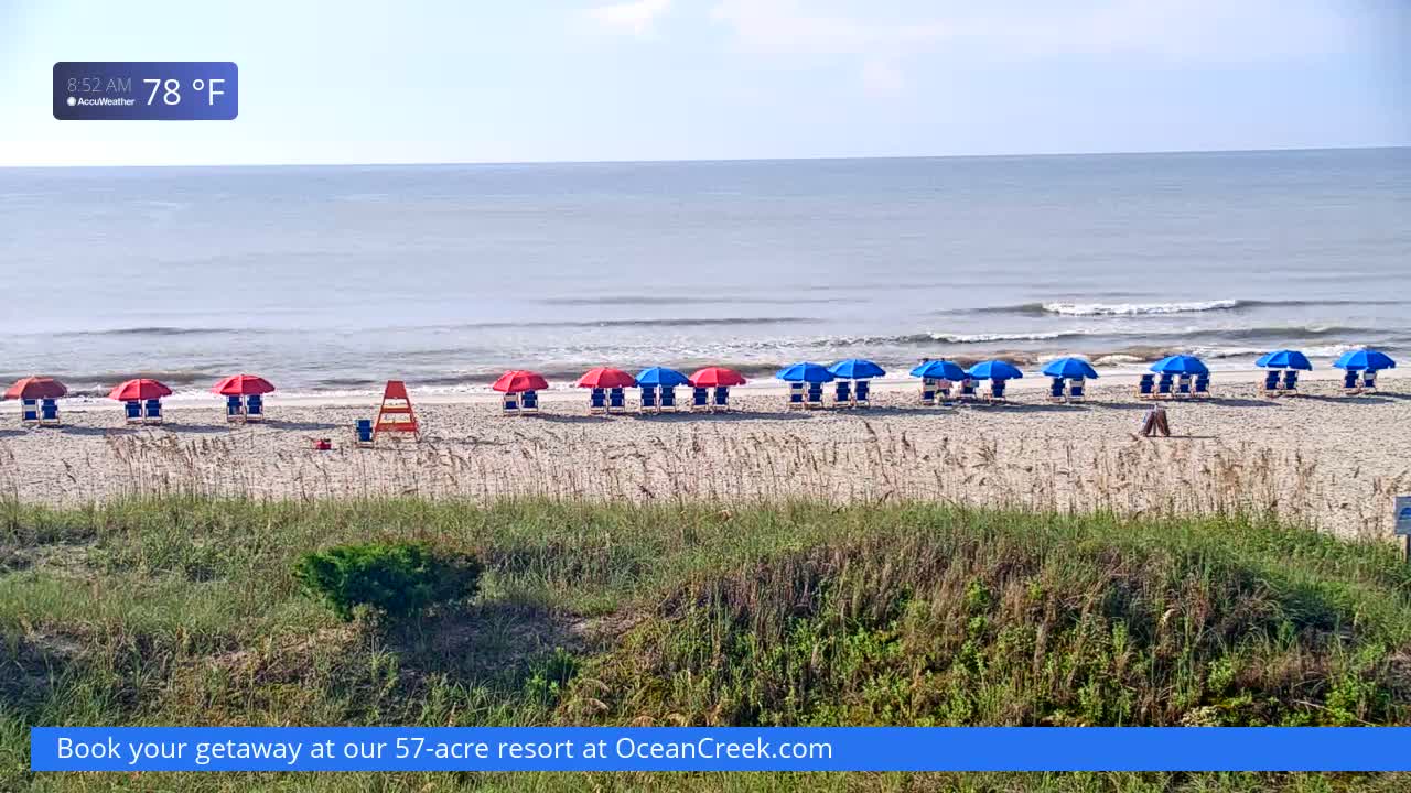North Myrtle Beach Plage & Creek Live Cam - North Myrtle Beach, Horry, South Carolina, USA