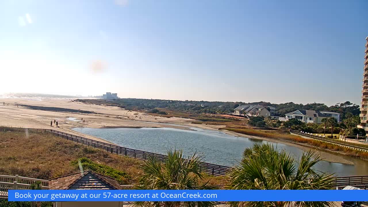 North Myrtle Beach Plage & Creek Live Cam - North Myrtle Beach, Horry, South Carolina, USA