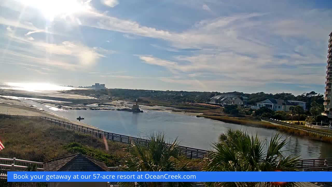 North Myrtle Beach Plage & Creek Live Cam - North Myrtle Beach, Horry, South Carolina, USA
