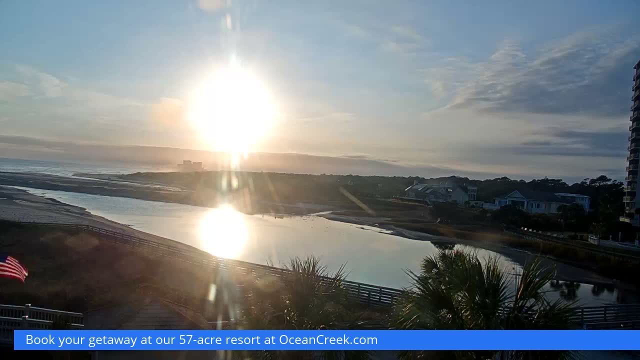 North Myrtle Beach Plage & Creek Live Cam - North Myrtle Beach, Horry, South Carolina, USA
