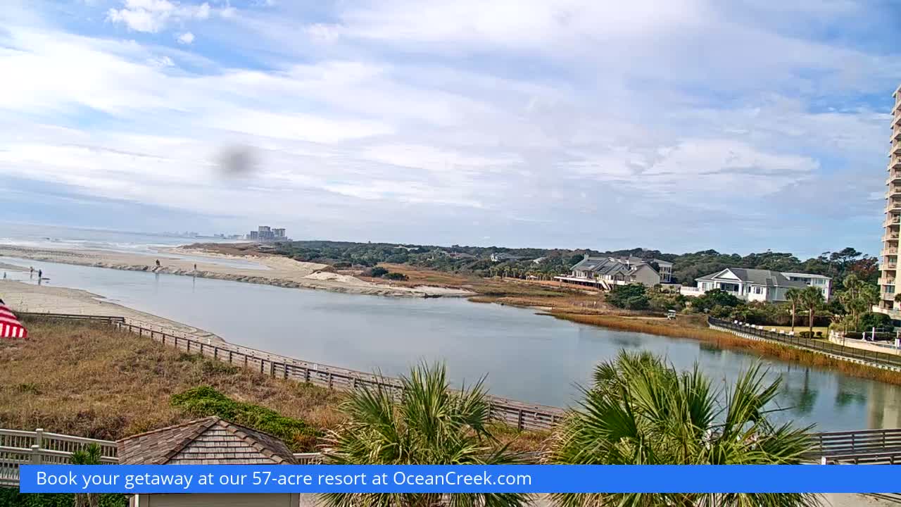 North Myrtle Beach Plage & Creek Live Cam - North Myrtle Beach, Horry, South Carolina, USA