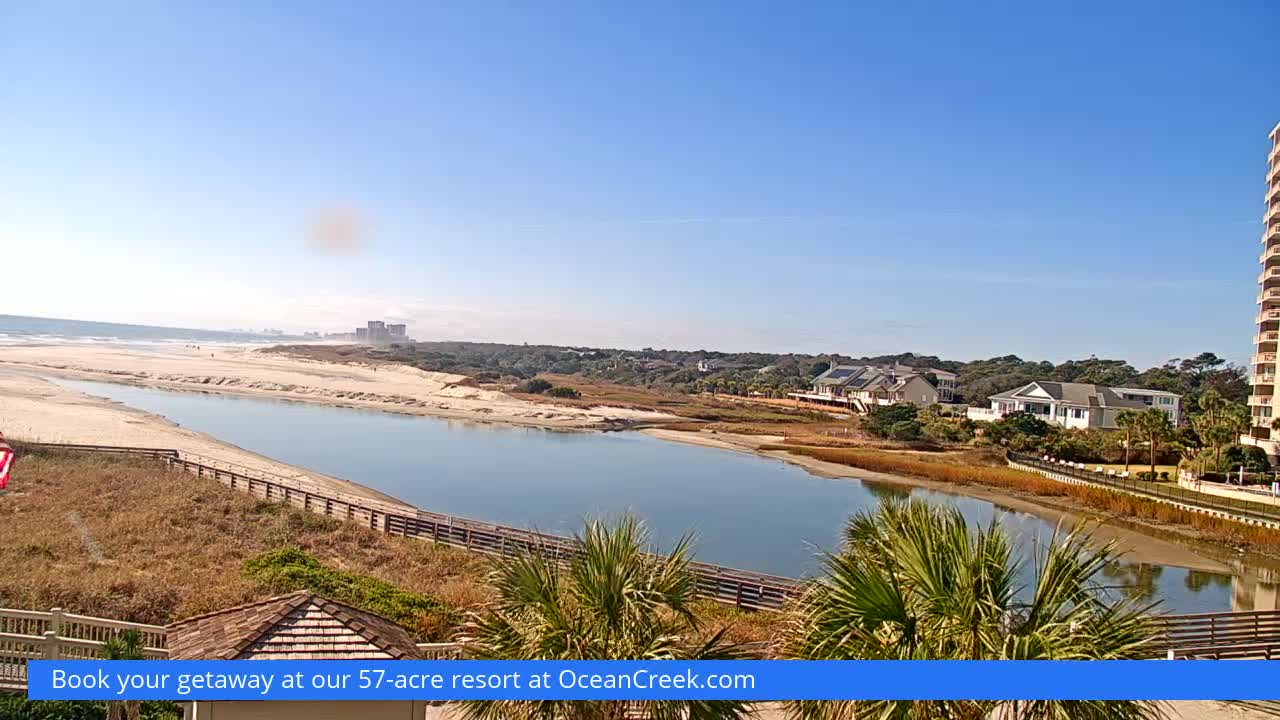 North Myrtle Beach Plage & Creek Live Cam - North Myrtle Beach, Horry, South Carolina, USA