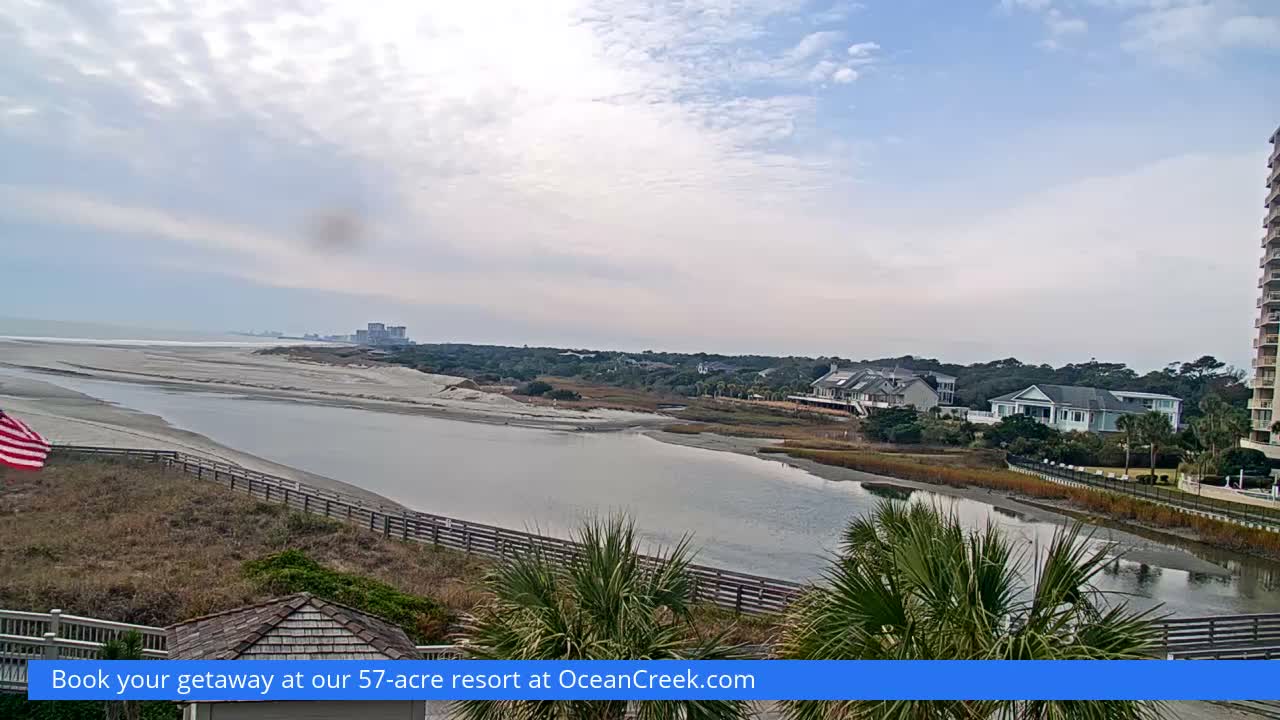 North Myrtle Beach Plage & Creek Live Cam - North Myrtle Beach, Horry, South Carolina, USA