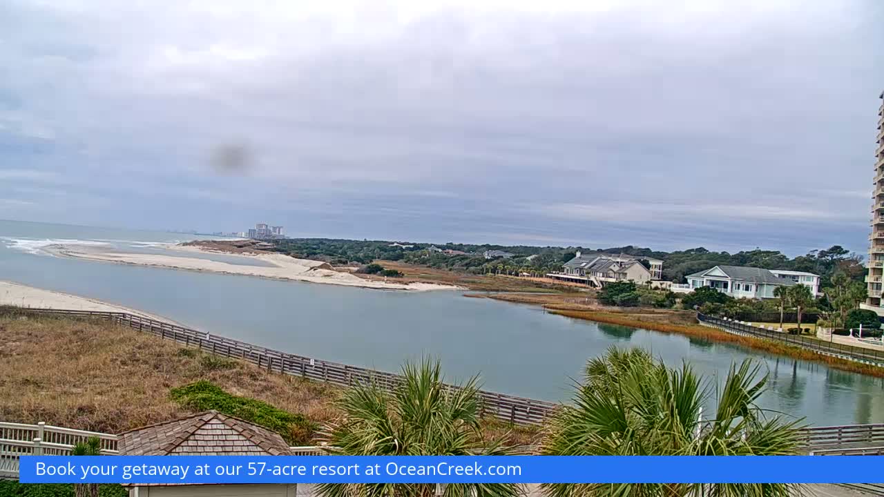 North Myrtle Beach Plage & Creek Live Cam - North Myrtle Beach, Horry, South Carolina, USA