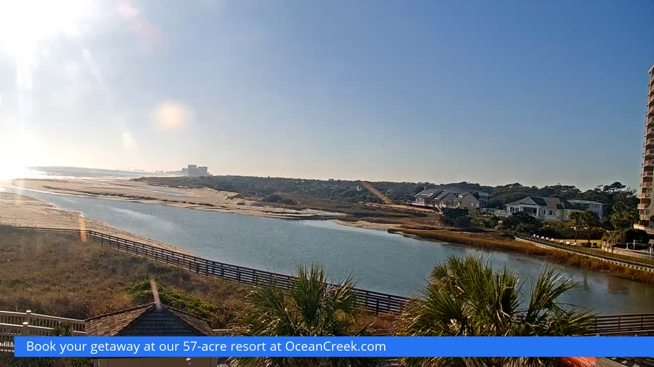 North Myrtle Beach Plage & Creek Live Cam - North Myrtle Beach, Horry, South Carolina, USA