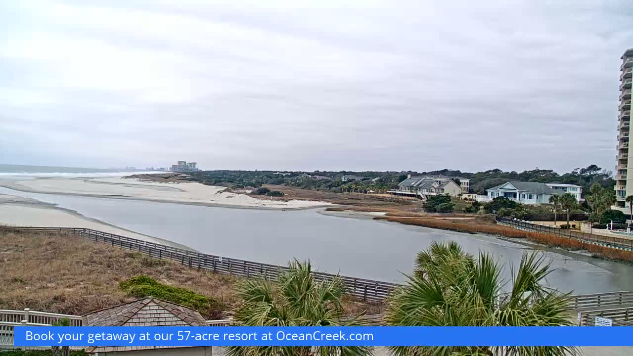 North Myrtle Beach Plage & Creek Live Cam - North Myrtle Beach, Horry, South Carolina, USA