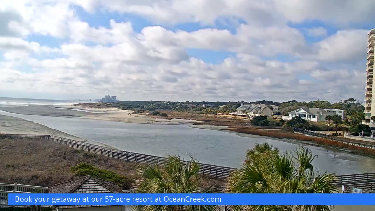 North Myrtle Beach Plage & Creek Live Cam - North Myrtle Beach, Horry, South Carolina, USA