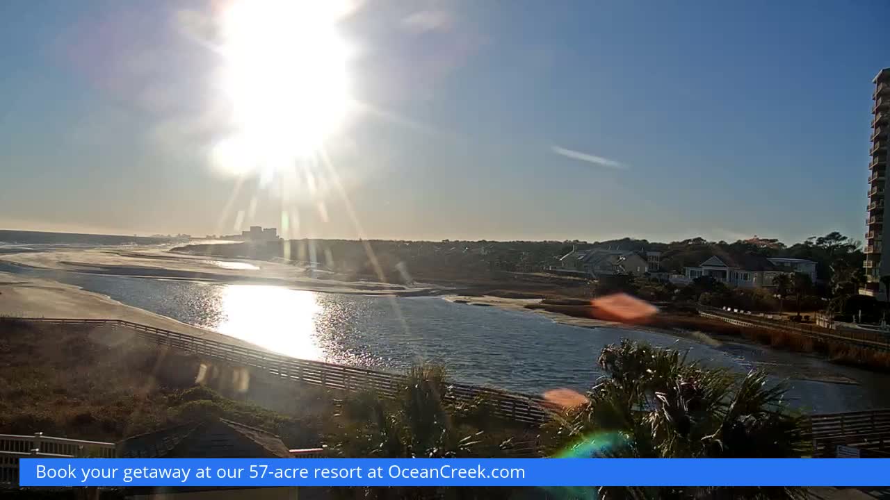 North Myrtle Beach Plage & Creek Live Cam - North Myrtle Beach, Horry, South Carolina, USA
