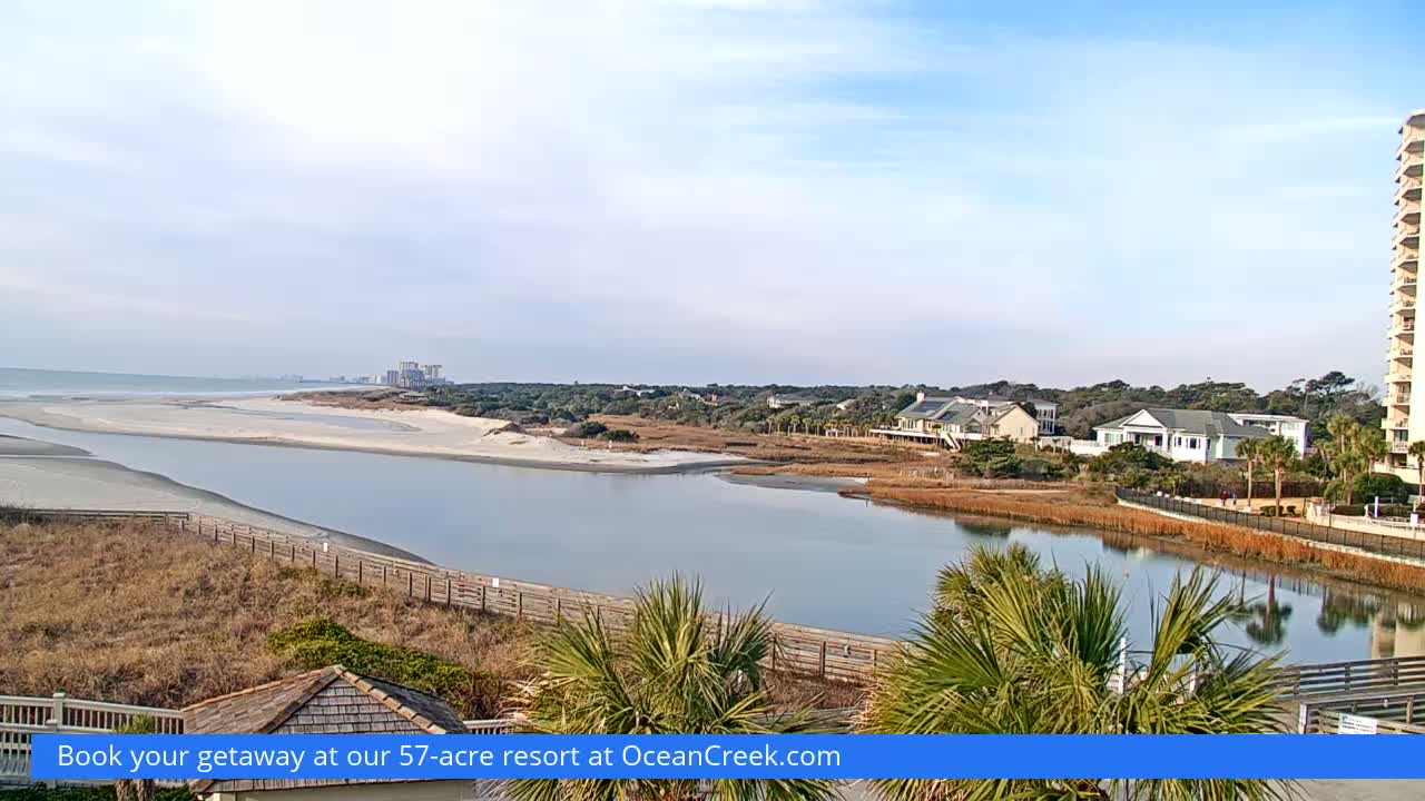 North Myrtle Beach Plage & Creek Live Cam - North Myrtle Beach, Horry, South Carolina, USA