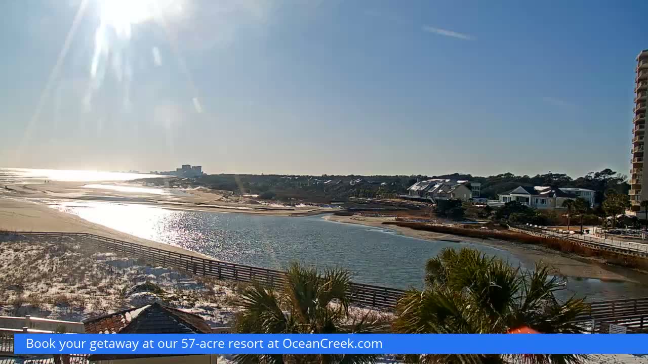 North Myrtle Beach Plage & Creek Live Cam - North Myrtle Beach, Horry, South Carolina, USA