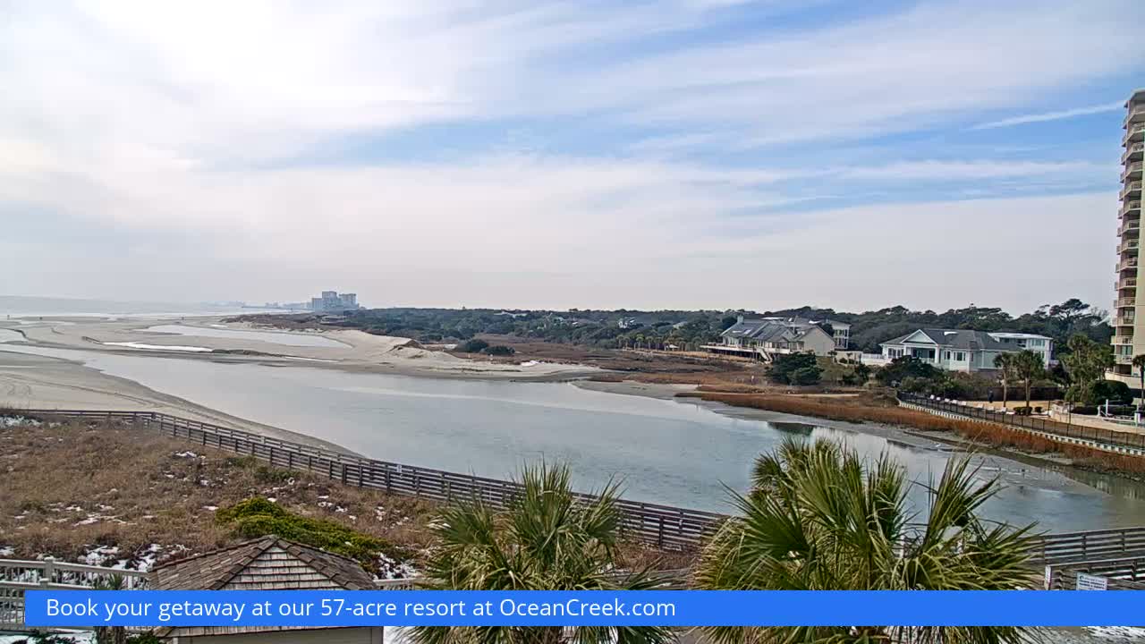 North Myrtle Beach Plage & Creek Live Cam - North Myrtle Beach, Horry, South Carolina, USA