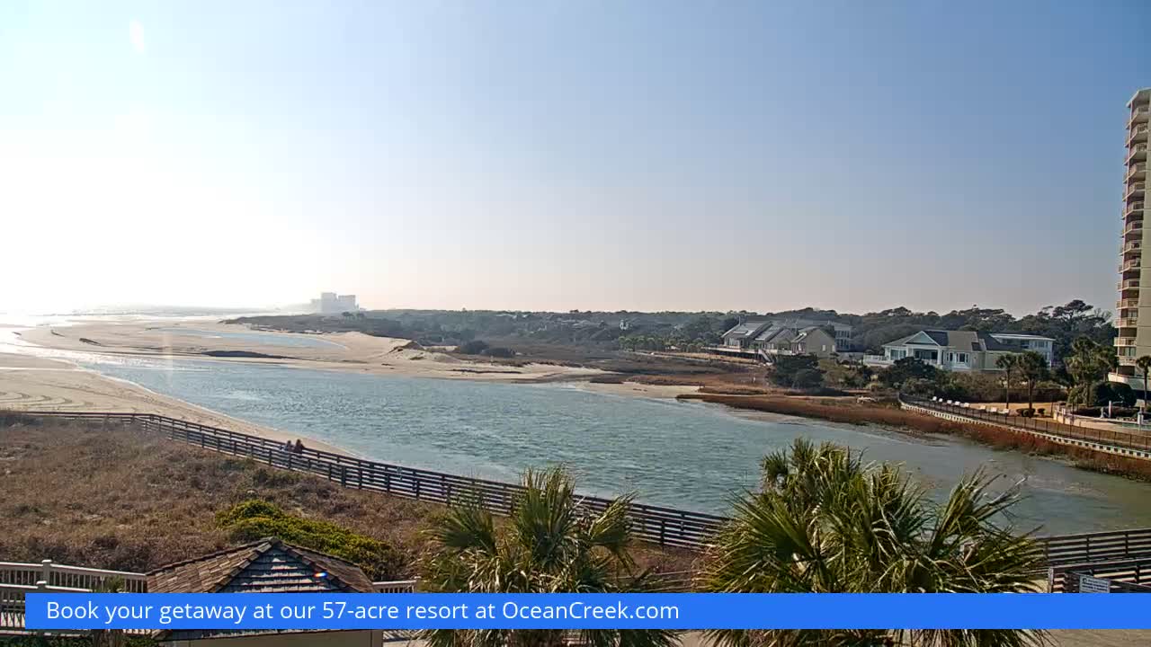 North Myrtle Beach Plage & Creek Live Cam - North Myrtle Beach, Horry, South Carolina, USA