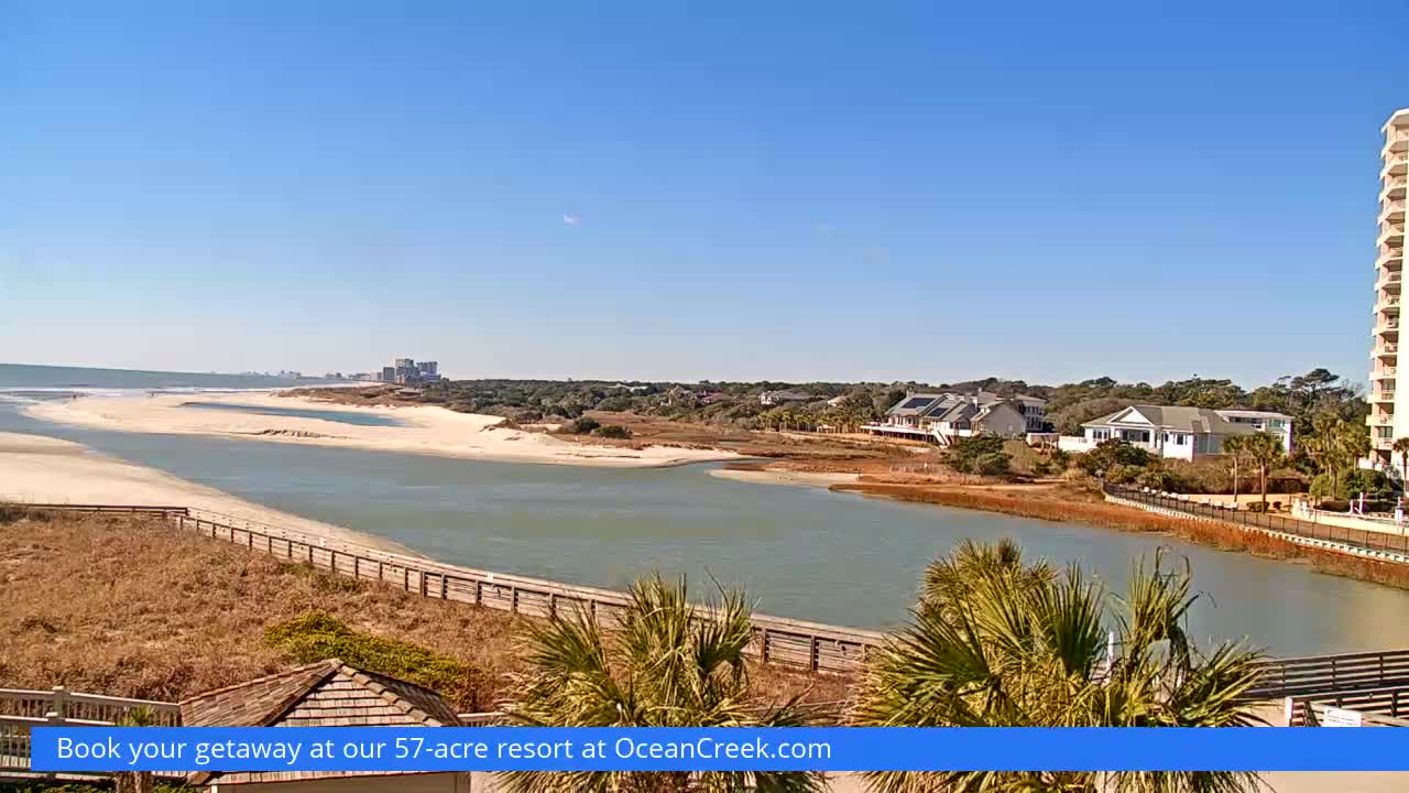North Myrtle Beach Plage & Creek Live Cam - North Myrtle Beach, Horry, South Carolina, USA